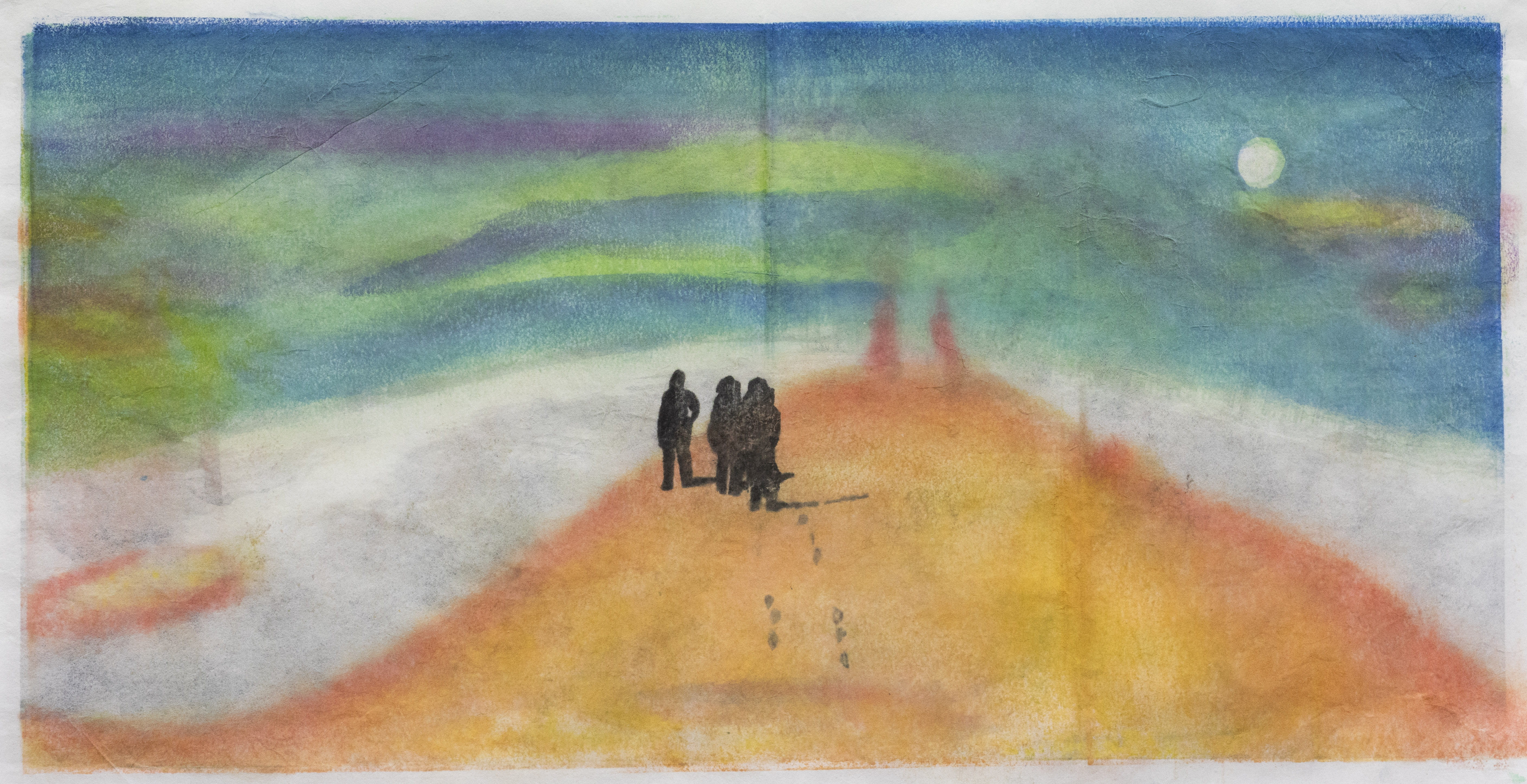 Aurora Borealis Myths, backside of print