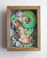 Girl Greeen Bob (frontal view)